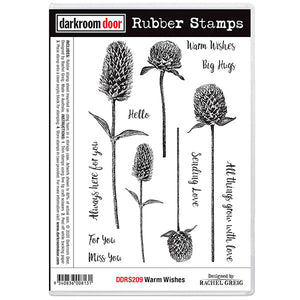 Darkroom Door - Rubber Stamp Set - Warm Wishes