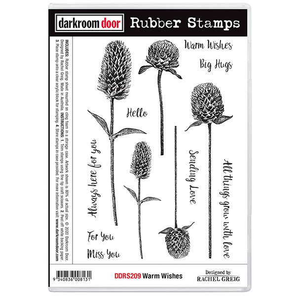 Darkroom Door - Rubber Stamp Set - Warm Wishes – Topflight Stamps, LLC