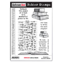 Darkroom Door - Rubber Stamp Set - Library Books