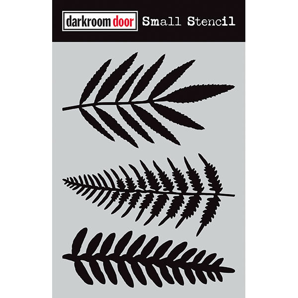 Darkroom Door  - Small Stencil - Ferns