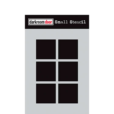 Darkroom Door  - Small Stencil - Boxes 6 Up