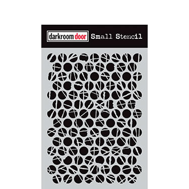 Darkroom Door  - Small Stencil - Polka Dots