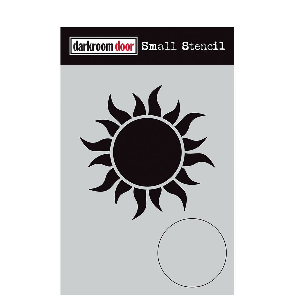 Darkroom Door - Small Stencil - Sun