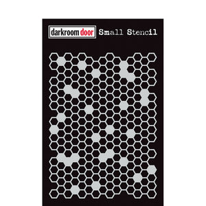 Darkroom Door - Small Stencil - Honeycomb