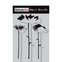 Darkroom Door - Small Stencil - Tall Flowers