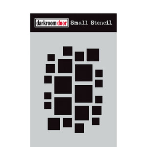 Darkroom Door - Small Stencil - Arty Squares