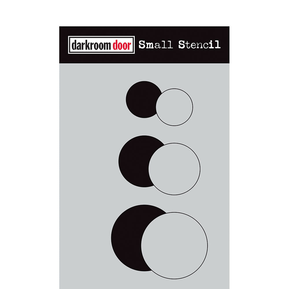 Darkroom Door  - Small Stencil  - Three Circles Set