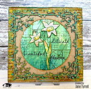 Visible Image - A6 - Clear Polymer Stamp Set - Flower Art (retired)