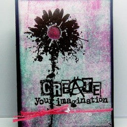 Visible Image - A6 - Clear Polymer Stamp Set - Just Be Happy