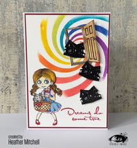 Visible Image - A6 - Clear Polymer Stamp Set - Oz - Dorothy & Toto
