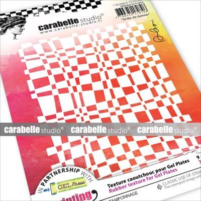 Carabelle Studio - Texture Plate A6 - Alexi - Funny Checkerboard