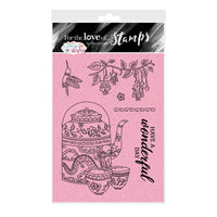 For the Love of Stamps - Clear Stamps - A6 - Tea for Two