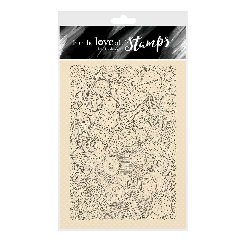 For the Love of Stamps - Clear Stamp Set - A6 - The Biscuit Barrel