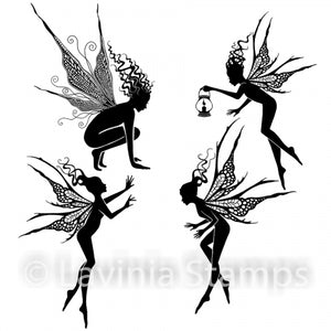 Lavinia - Fairy Foragers - Clear Polymer Stamp