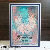 Visible Image - A6 - Clear Polymer Stamp Set - Happiness Matters