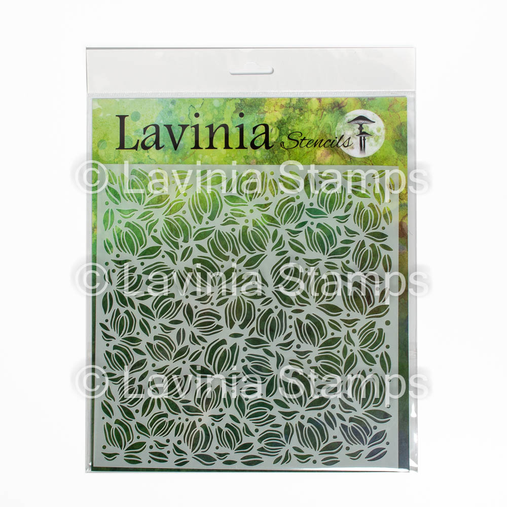 Lavinia - Stencil - 8x8 - Flower Petals