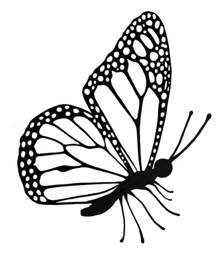 Lavinia - Mini Flutterby - Clear Polymer Stamp