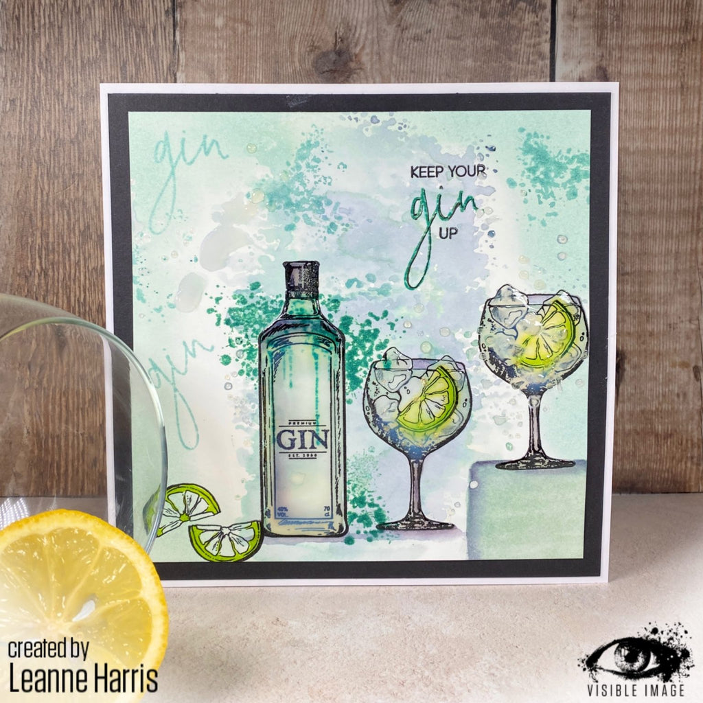 Visible Image - Keep Your Gin Up - Clear Polymer Stamp Set