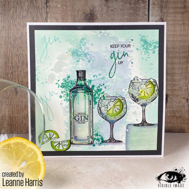 Visible Image - Keep Your Gin Up - Clear Polymer Stamp Set