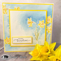 Visible Image - A6 - Clear Polymer Stamp Set - Golden Daffodils (retired)