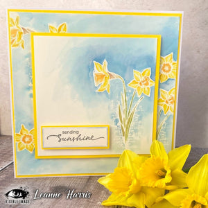 Visible Image - A6 - Clear Polymer Stamp Set - Golden Daffodils (retired)