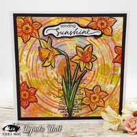 Visible Image - A6 - Clear Polymer Stamp Set - Golden Daffodils (retired)