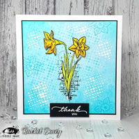 Visible Image - A6 - Clear Polymer Stamp Set - Golden Daffodils (retired)