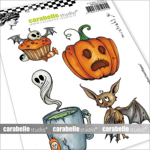 Carabelle Studio - A6 - Rubber Cling Stamp Set - Mistrahl - Horrific Delicacies