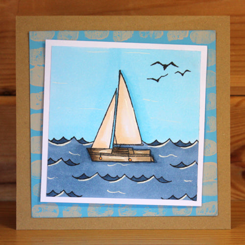 Hobby Art Stamps - Clear Polymer Stamp Set - A5 - Harbour