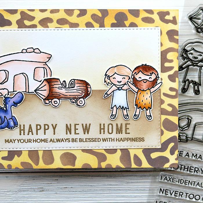 Heffy Doodle - Clear Stamp Set - Prehistoric Pals