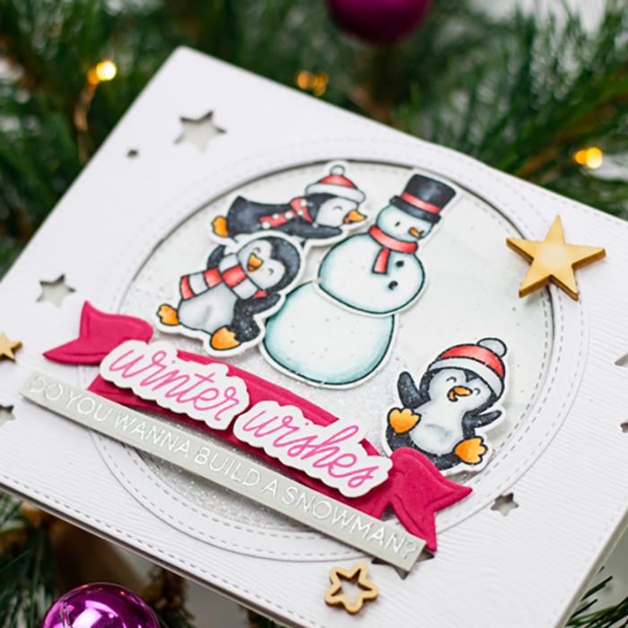 Heffy Doodle - Clear Stamp Set - Wanna Build a Snowman