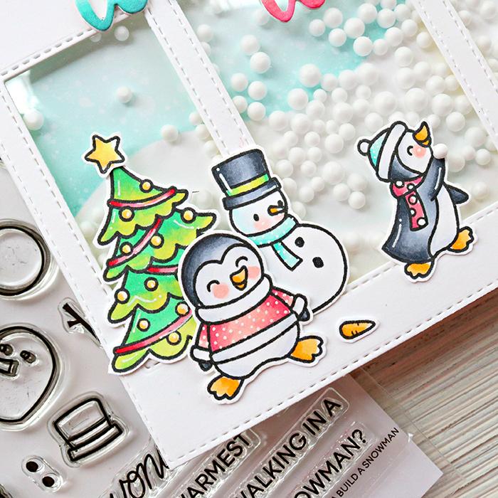 Heffy Doodle - Clear Stamp Set - Wanna Build a Snowman