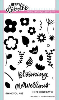 Heffy Doodle - Clear Stamp Set - Blooming Marvelous