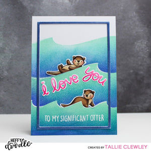 Heffy Doodle - Clear Stamp Set - Otter Side