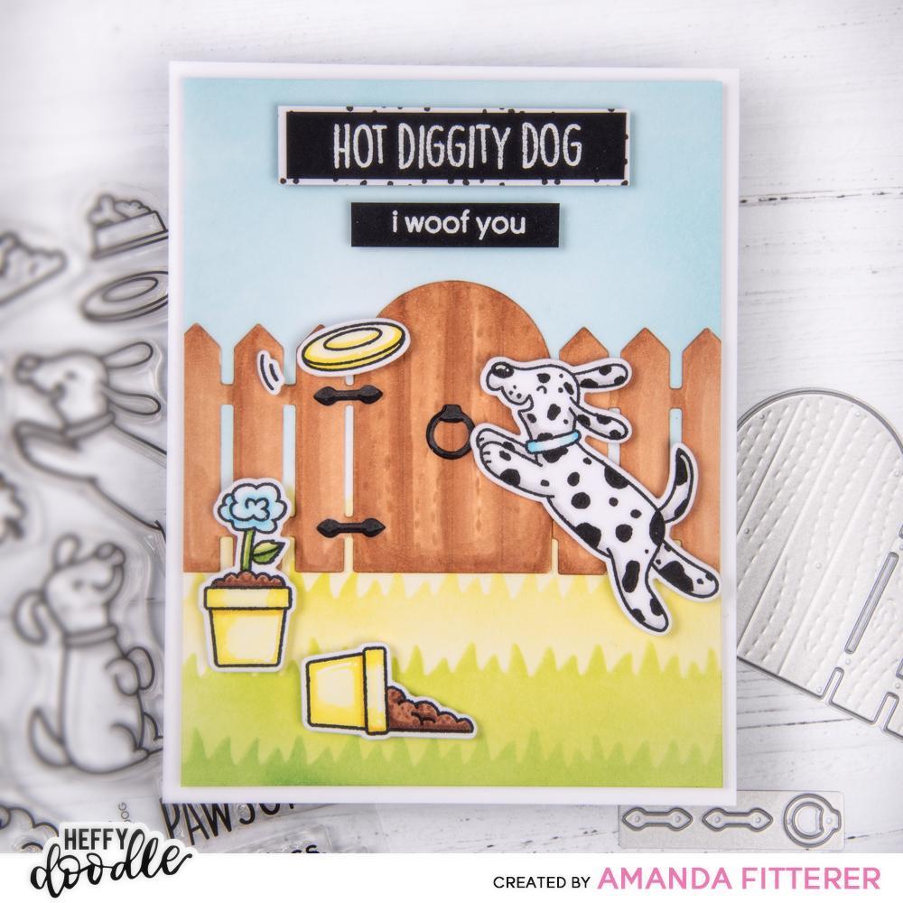 Heffy Doodle - Clear Stamp Set - Hot Diggity Dog