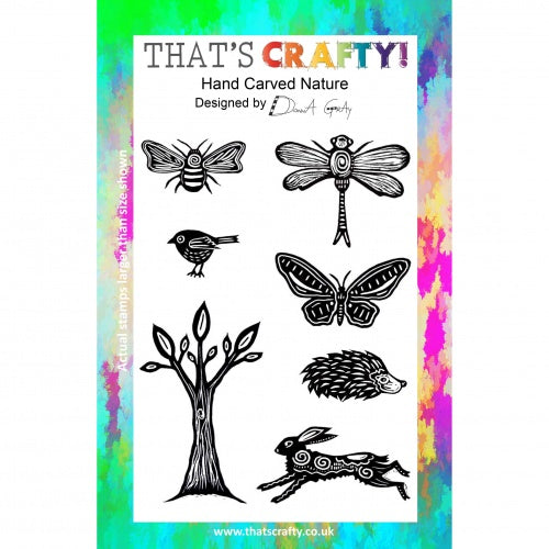 That's Crafty! - Donna Gray - Clear Stamp Set - Hand Carved Nature