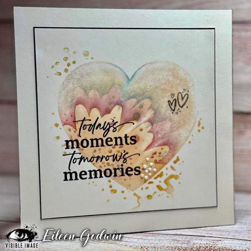Visible Image - A6 - Clear Polymer Stamp Set - Happiness Matters