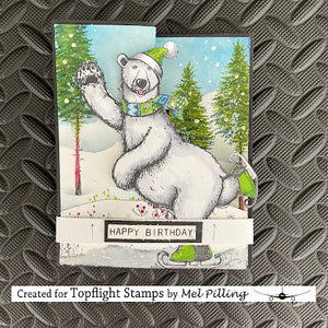 Pink Ink Designs - Clear Photopolymer Stamps - Beary Christmas