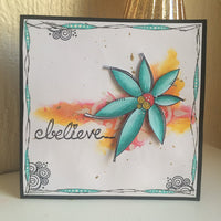 PaperArtsy - Tracy Scott 08 - Rubber Cling Mounted Stamp Set