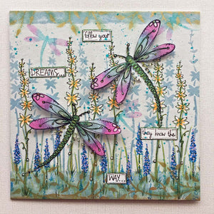 PaperArtsy - Kay Carley 24 - Rubber Cling Mounted Stamp Set