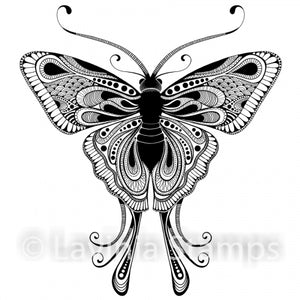Lavinia - Indra - Butterfly/Moth - Clear Polymer Stamp