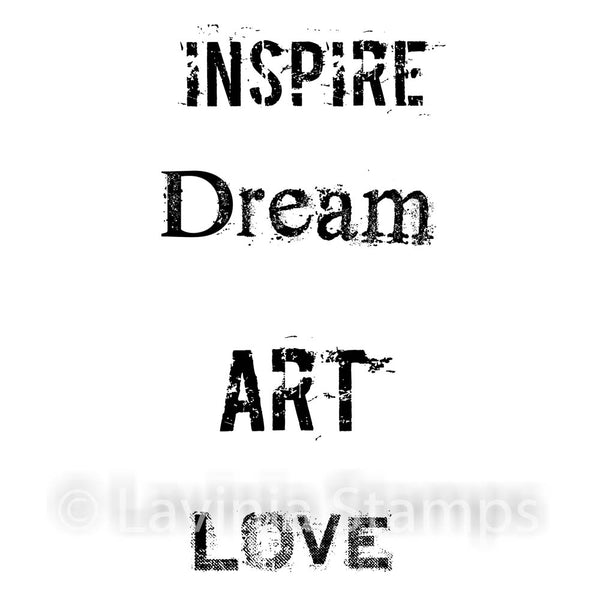 Lavinia - Clear Polymer Stamp - Inspire Me  (retired) - LAV519