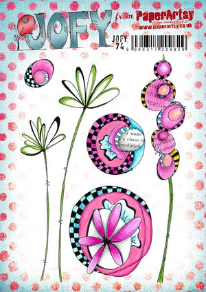 PaperArtsy - JOFY 74 - Rubber Cling Mounted Stamp Set