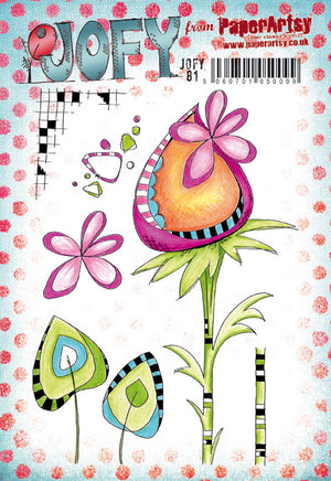 PaperArtsy - JOFY 81 - Rubber Cling Mounted Stamp Set