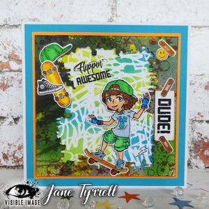 Visible Image - A6 - Clear Polymer Stamp Set - Jake Skates