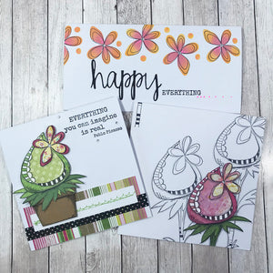 PaperArtsy - JOFY 81 - Rubber Cling Mounted Stamp Set