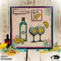 Visible Image - Keep Your Gin Up - Clear Polymer Stamp Set