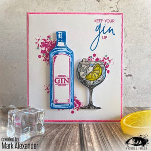 Visible Image - Keep Your Gin Up - Clear Polymer Stamp Set