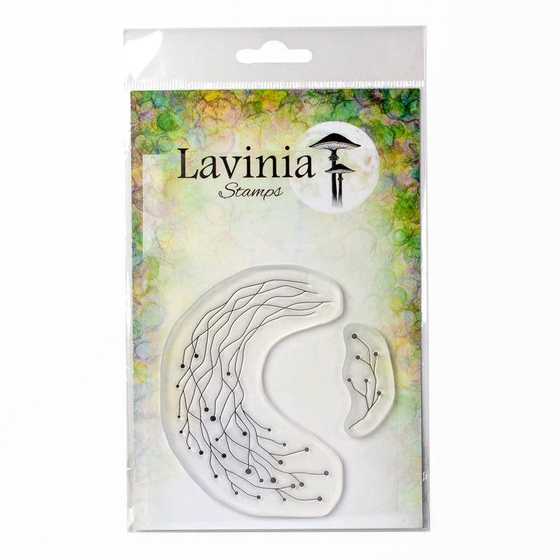 Lavinia - Red Berry Wreath - Clear Polymer Stamp