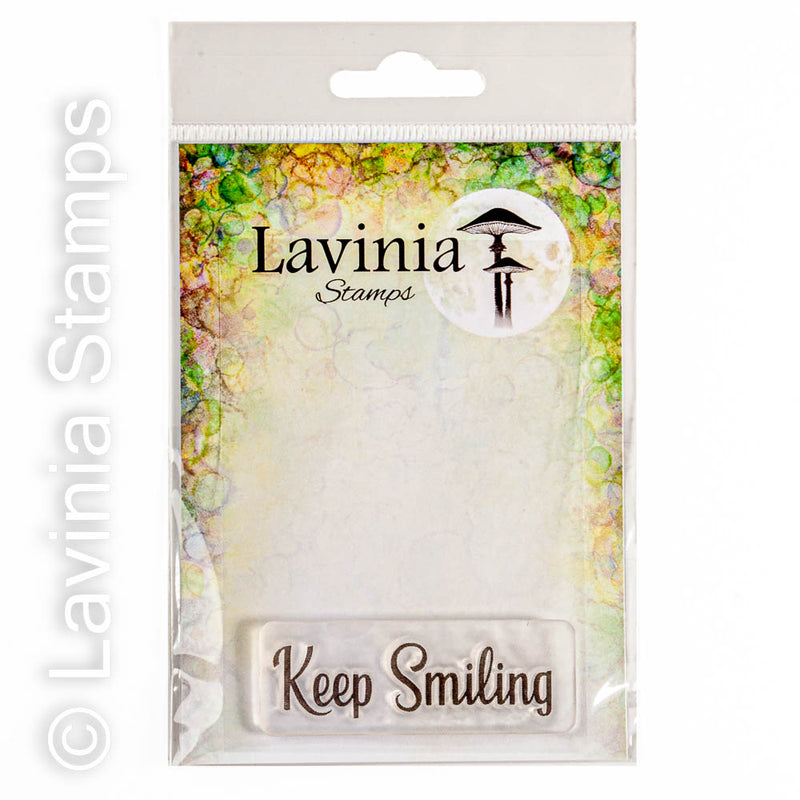 Lavinia - Clear Polymer Stamp - Keep Smiling - LAV740  (retired)